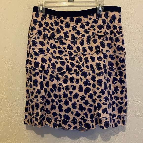 Tory Burch leopard print skirt